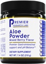 Premier Research Labs Aloe Powder - Aloe Vera Powder, Aloe Vera Drink Mix for hud og fordøjelse, Powder Aloe Barbadensis Leaf Extract med Acemannan, Fryse Tørret - Blandet Berry, 7.4 Oz (30 Servere)
