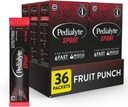 Pedialyte Sport Electrolyte Powder, Hurtig hydrering med 5 Key Electrolytes for Muscle Support Før, under og efter træning, Fruit Punch, 0,49 Oz Sachets 6 Greve (pakke med 6)