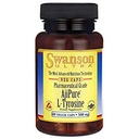 Swanson Amino Acid Ajipure L- Tyrosine Pharmaceutical Grade 500 Milligram 60 Veg kapsler
