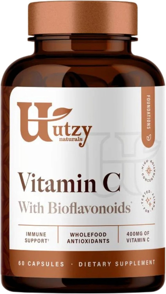 Utzy Naturals C-vitamin Complex 124; 400mg C-vitamin med Acercola & Citrus Bioflavonoids