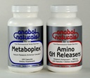 Anabol Naturals Meta GHR Stack: Metaboplex 120 kapsler, 600 mg og Amino GHReleasers120 kapsler, 800 mg