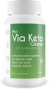 Pro Via Keto Cleanse - Hjælp med at fjerne toksiner & Urenheder - Plantbaseret Natural Keto Cleanse med Probiotisk Support - Støtte fordøjelse & Reduceret Gut Bloat - Hjælp med fjernelse af affald & afgiftning