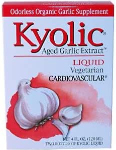 Wakunaga - Kyolsk, Lagret hvidløg ekstrakt, cardiovaskulær, Væske, 2 flasker, 2 fl oz (120 ml) Hver