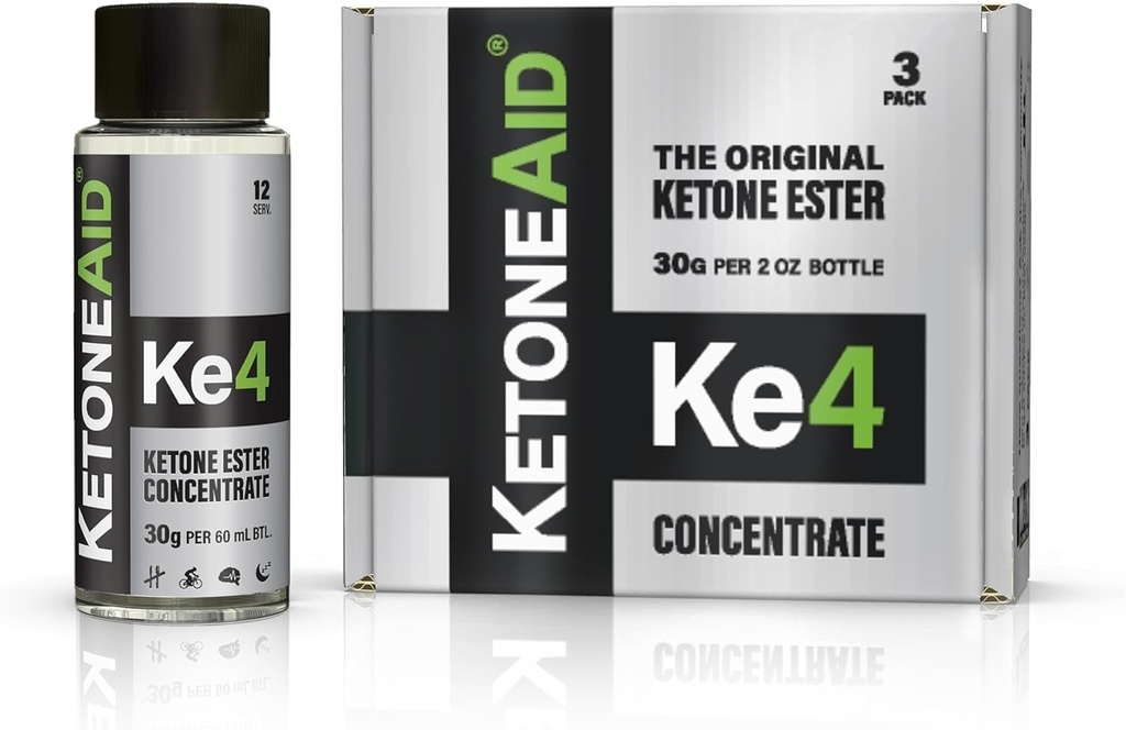 KetoneAid Ke4 Ketone Ester Koncentrat Note 124; Ikke en Ketone Salt, Ingen Sukker, Ingen Koffein