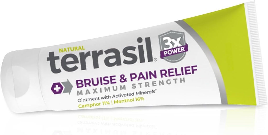 Terrasil Bruse Cream til Thin Skin Bruises, Senil Purpura Behandling, Hjælper Relieve Misfarvning, Hævelse med Arnica ekstrakt og naturlige ingredienser til ældre Skin Bruising, 1.7 Oz