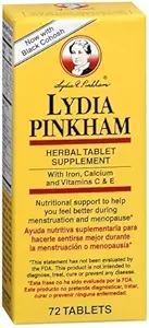Lydia Pinkham Herbal Tablet Supplement 72 tabletter (PAKNING MED 2)