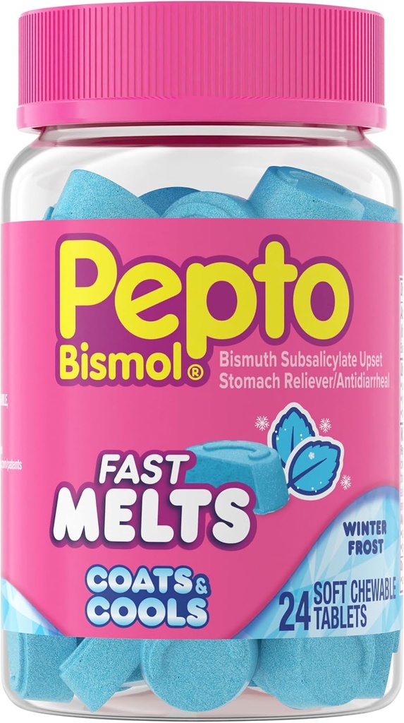 Pepto Bismol, Fast Melts, 24 Greve