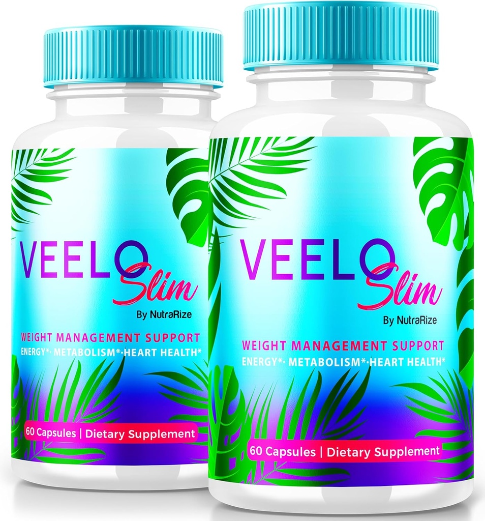 (2 Pack) VeeloSlim, Veelo Slim Advanced Weight Loss Capsules, Premium Keto Supplement, Alle naturlige Keto Support Pills, VeeloSlimming Keto Formel, Official VeeloSlimmer Anmeldelser (120 Kapsler)