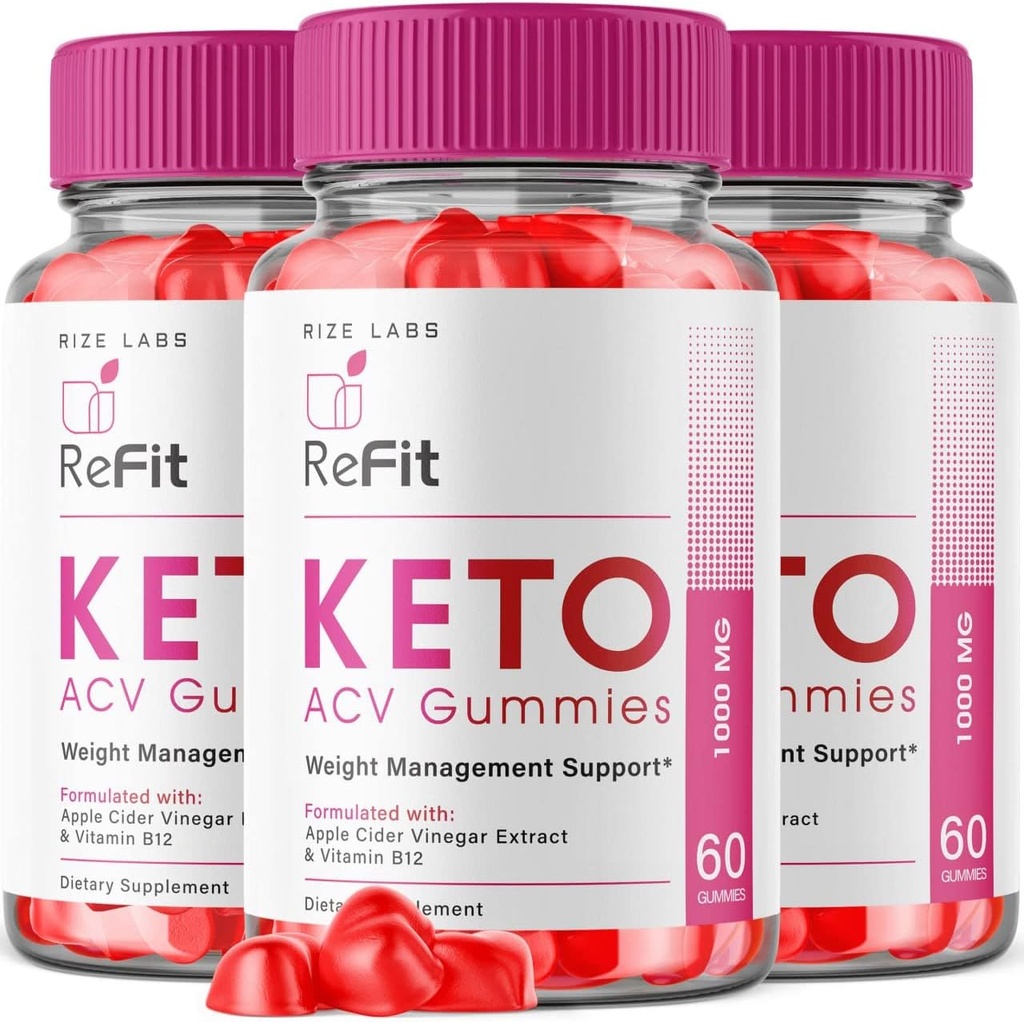 rize laboratorier - Refit Keto ACV gummies for Advanced Weight Loss with Apple Cider Vincipes, Supplement, Hjælper i Reducerende Belly Fat, for Ekstra Styrke (180 gummies)