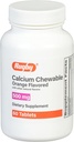 Rugby 500mg Calcium tyggetabletter - Kosttilskud - Orange Smagsstof - 60 greve (1 pakke)
