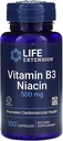Life Extension Vitamin B3 Niacin, 500 Milligram, 100 Kapsler