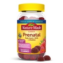 Nature Made Prenatal Gummies med DHA og folinsyre, Prenatal Vitamin og Mineral supplement til daglig ernæring Support, 60 Gummies, 30 dages forsyning