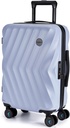 BAGSMART Carry On Bagage 22x14x9 Airline Godkendt, PC Hardside Suitcase, 20 tommer Carryon med spinner hjul, Travel Bagage Lightweight Rolling Suitcases for Mænd Kvinder (lilla)