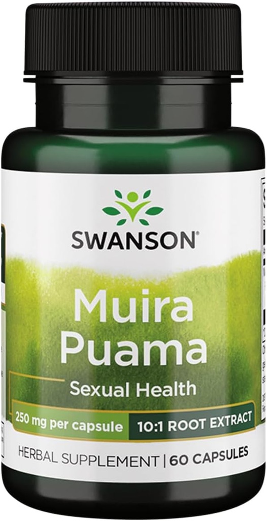 Swanson Muira Puama (10: 1) 250 Milligram 60 Kapsler