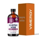 Vimergy Soothe Wise * - Fast- Absorbing immunforsvar med Elderberry Syrup og Raw, Organic Honey - Frakker og lindrer åndedrætsvæv - USDA Certified Organic, Vegan, Paleo-Friendly, Gluten-Free.