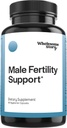 Fertilitet Kosttilskud til mænd; mænd Fertilitet Support 124; Herre Fertilitet Vitamin Supplementet 124; Herre Poleage Vitamin • 124; Sund Sperm & Motilitet • 124; Clean Label Project Certificeret 124; 30 dages forsyningskapsler
