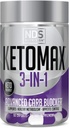 NDS Nutrition Advanced 3- in-1 - Keto piller til fedt tab Support Carb Blocker Appetite Suppressant - White Nyre Bean, Chitosan, Hindbær Ketoner, og Vanadium (90 Kapsler)