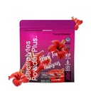 PowderVitamin Electrolytes Powder Plus (50 Servere) Black Tea Hibiscus Electrolyte Powder Keto, Sugar Free, Pink Himalayan Salt, 1000mg Kalium, 120mg Calcium, 120mg Magnesium, Hydrationspulver