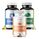 BB Company Menokit Bundle Note 124; Menopause Vitaminer - Lindrer fælles Aches, øger energi, mental Klarhed, Gut Health Note 124; Provitalize, Previtalize & inergyPLUS Bundle Note 124; Packaging Vary Bundy