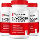NutraRize (3 Pack) Glynovax piller, Glynovax Glycogen Support Formel, Alle naturlige supplement til at vedligeholde sunde stabile niveauer, officielle Glyno Vax Anmeldelser (180 kapsler)