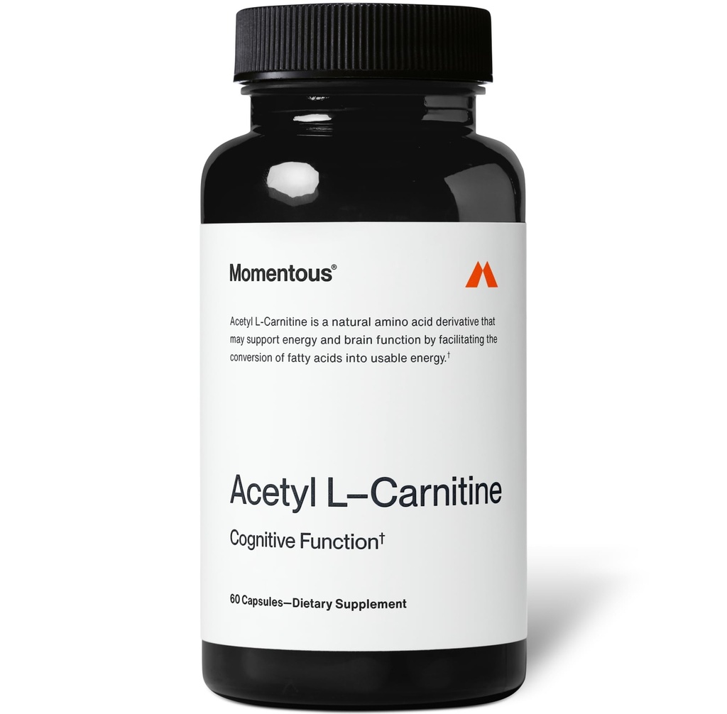 Momentous Acetyl- Carnitin - NSF Certified for Sport - 60 Servere