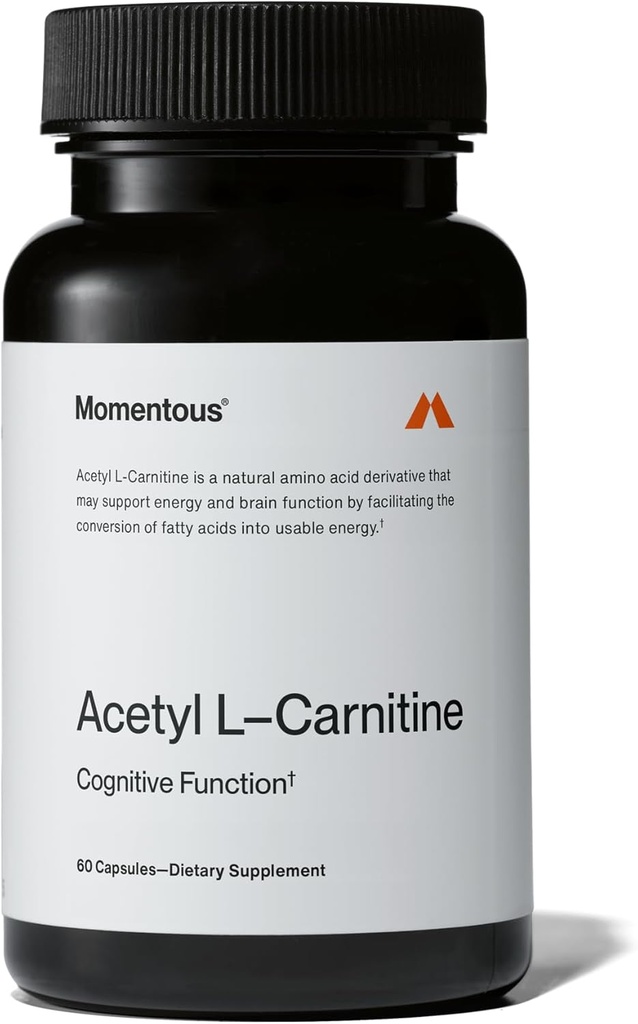 Momentous Acetyl- Carnitin - NSF Certified for Sport - 60 Servere