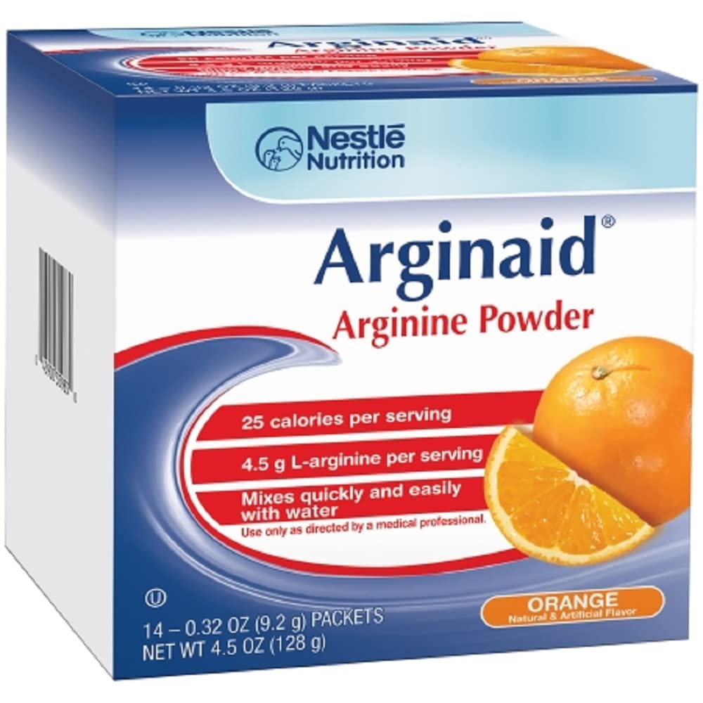Arginin supplement Arginaid? Orange .32 oz Individuelt pakkepulver (BX af 14)
