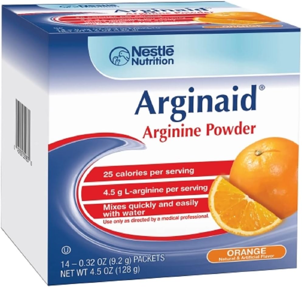 Arginin supplement Arginaid? Orange .32 oz Individuelt pakkepulver (BX af 14)
