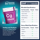 Væsentlige elementer Hydrolyzed Collagen Peptider pulver til mænd og kvinder - Fælles, Hud, Hår & Nail Support - 15 Bedste Type I & III Grass- Fed Bovin Collagen - 30 Servering