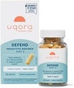 Uqora Defend - Urinary Tract Health Supplement - Support Bstige Health & Cleanse Biofilamenter * med D-Mannose, Green Tea Extract, Gurkemeje Uddrag & Mere - Glutenfri - 60 kapsler (30-dages forsyning)