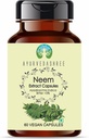 Neem Extract 500mg - 60 Vegetariske Capsules ttesmå 124; Azadirachta Indica 124; All Natural ttesmå 124; 100% Vegan MSL 124; Gluten- Free MSL 124; GMP Certificeret.