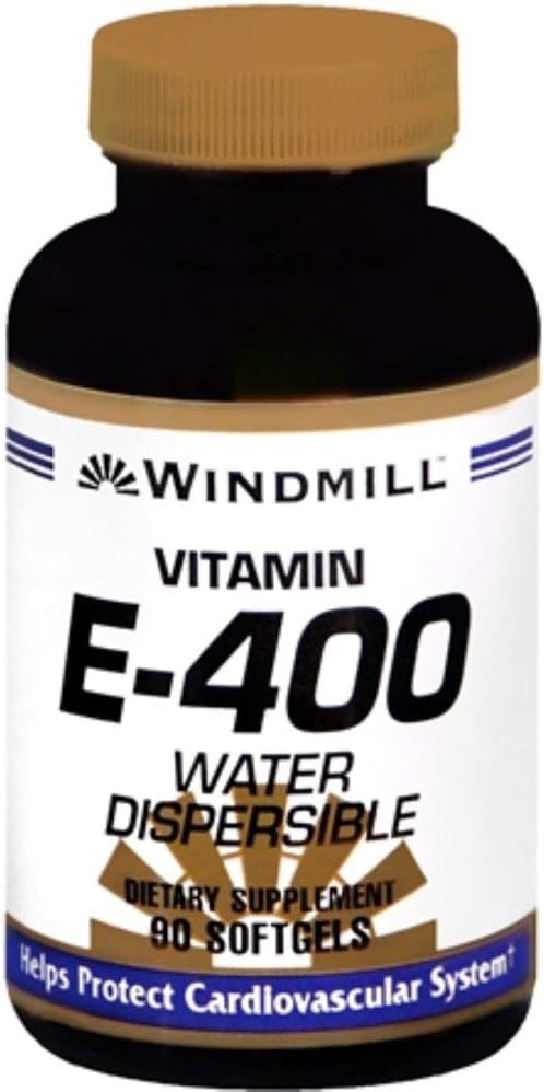 Vitamin E SFGL 400 IU WTR DS WMILL, 90 Count