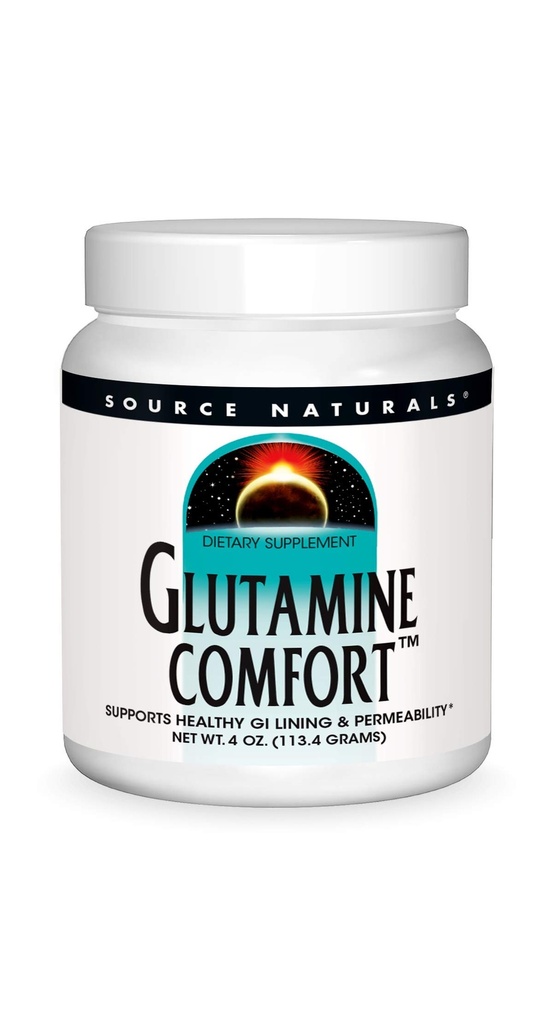 Kilde Naturals Glutamin Comfort, Understøtter sund GI Lining og Permeability *, 4 Ounce Powder