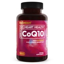 Bioemblem CoQ10 med BioPerine - 200mg Softgels, High Absorption - Coenzym Q10 Antioxidant til energiproduktion, Heart Health - Natural Form, Non- GMO CoQ10 Supplement - 90 Tæl