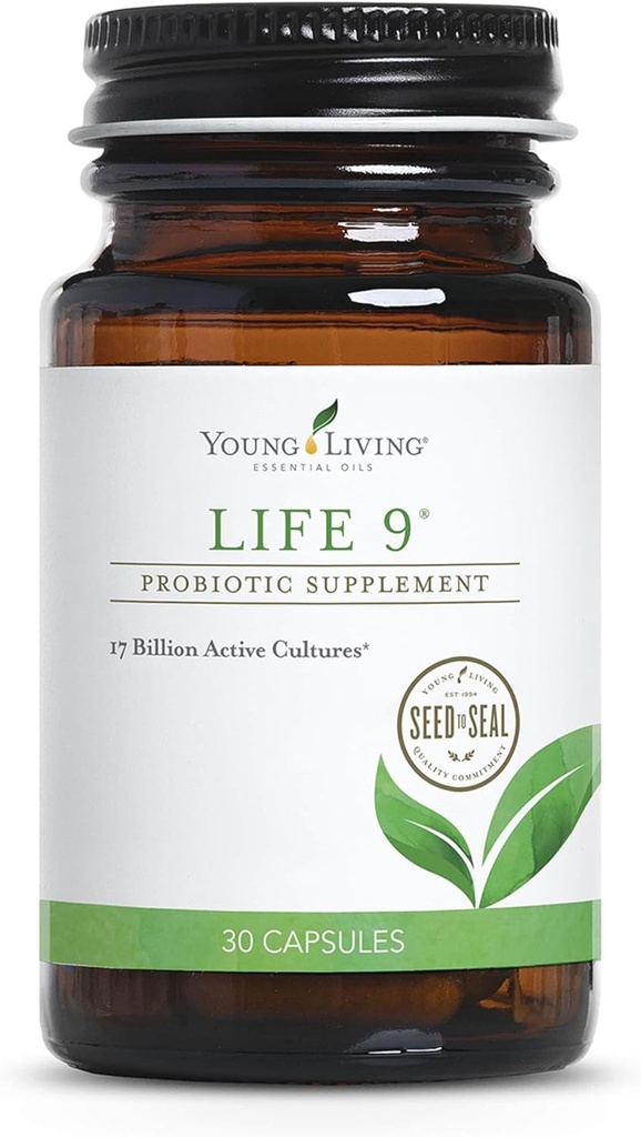 Unge Living Life 9 Probiotisk supplement - immunforsvar, Metabolisme og Intestinal Support - 30 kapsler