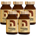 Fucoidan 3-Plus Brown Seaweed Immunity Supplement med tre typer af høj renhed Fucoidan Organic Mekabu Fucus Mozuku Agaricus Made in Japan (vegetabilsk kapsel, 5 flasker)