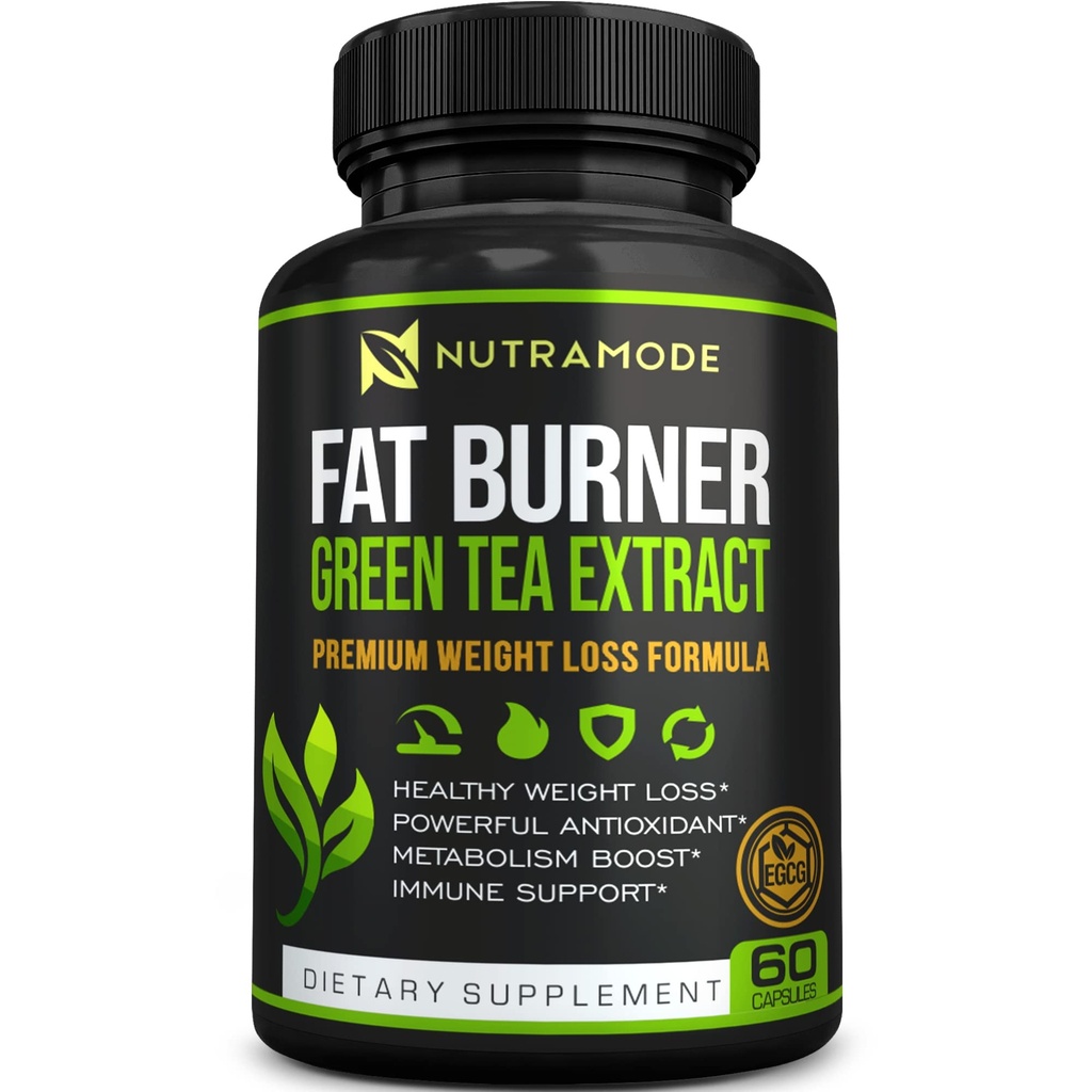 Premium Green Tea Extract Fat Burner tillæg med EGCG- Natural Appetite Suppressant- Sund vægttab kost piller, der arbejder hurtigt for kvinder og men- Detox Metabolisme Booster til at brænde Belly Fat Fast