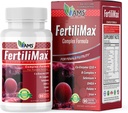 America Medic & Science FertiliMax, Fertilitet Kosttilskud til kvinder, understøtter reproduktiv sundhed & fertilitet Behandling, med Folate, CoQ10, DHEA, jern, Selen, 90 kapsler