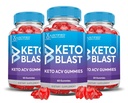 (3 Pack) Apple Cider Vinegas Gummies 1000MG Keto Blast Keto ACV Gummies Avanceret formel Formuleret med Pomegranat Beet Juice Powder B12 Vegan Non GMO 180 Gummys