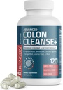 Bronson Advance Colon Cleanse Premium Cleanse & Detox Formel med Psyllium Husk, Senna Leaf, Cascara Sagrada, Ginger Root, Licorice Root & Mere, Non- GMO, 120 Kapsler