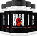 rize laboratorier Hard HS4 Kapsler til mænds sundhed, Ekstra styrke piller, mandlige støtte til den samlede ydeevne, Hard HS4 Maksimum Formel, Pastillas - pakke med 5 (300 Kapsler)