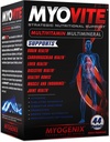 Myogenix Myovite Multivitaminer til atleter - High Performance Vitaminer til mænd og kvinder Atleter, Daglige Vitaminer til Optimum Nutrition, Muskelfunktion, og generel sundhed, 44 Pakker pr Box