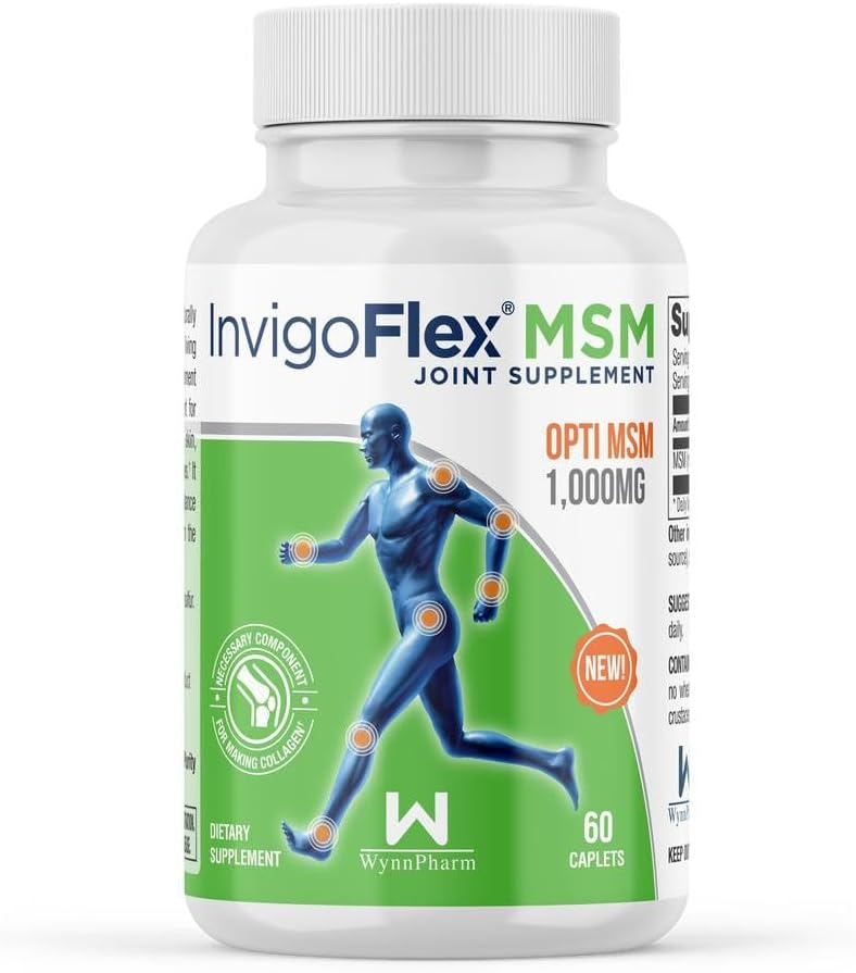 INVIGOFLEX MSM - Methylsulfonylmethan (MSM) (60 caplets)