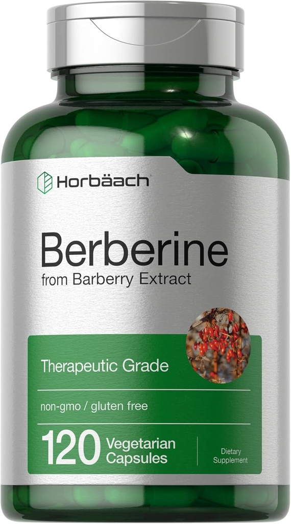 Horbaach Berberine HCL Supplement: 124; 500mg