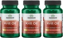 Swanson EFAs- Krill Oil - Maksimal styrke - 1 g, 30 Softgels (3 Pack)