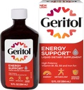 Geritol, flydende Vitamin og jern supplement, energistøtte, Indeholder høj potens B- Vitamin og Jern, Pleasant Tasting, Let at synke, Ingen kunstige sødestoffer, Non- GMO, 12 Oz