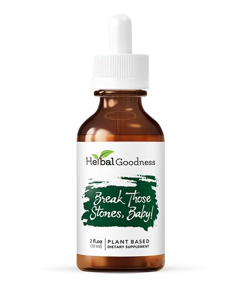 Herbal Goodness Break These Stones Baby - Nyre rense Detox og Lever Detox sundhed Herbal supplement, Chanca Piedra (Nyre Stone Breaker), Mælketidsel - 2 Fl. Oz