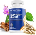 BioMatrix Metabolisme Supplement for mænd og kvinder, kanel, Gymnema, lipoesyre, vanadylsulfat, chrompicolinat, bittermelon (60 kapsler)