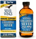 Natural Path Silver Wings Kolloid Sølv Væske - Forbedret immunforsvar supplement - 250 ppm (1250mcg) - 8oz