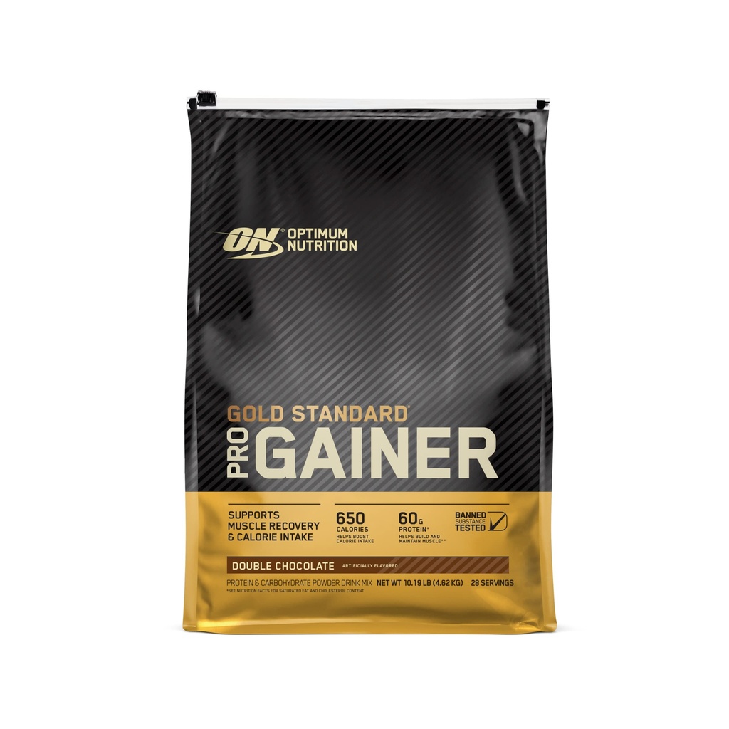 Optimum Nutrition Gold Standard Pro Gainer, Vægt Gainer Proteinpulver, Dobbelt Chokolade, 10.19 Pounds (Packaging May Vary)